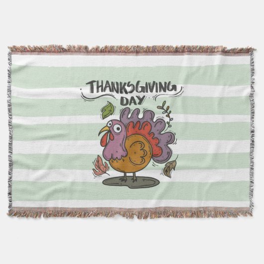 Thanksgiving Day- Turkey Decke (Vorderseite)