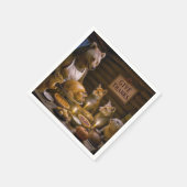 Thanksgiving Day Wildlife Turkey Dinner Serviette (Ecke)