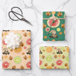 Thanksgiving Decor Fall Farmhouse  Geschenkpapier Set