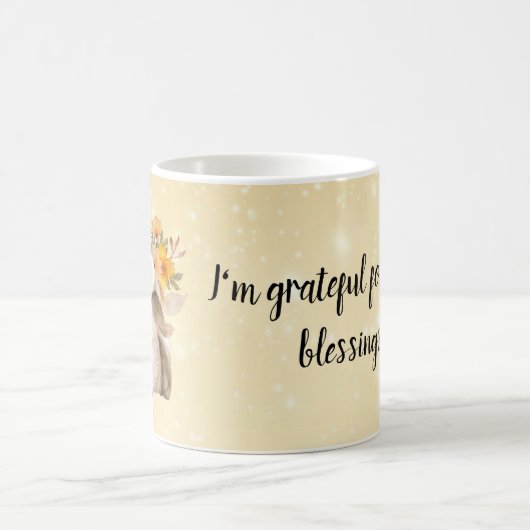 Thanksgiving Decor Fall Farmhouse Kaffeetasse (Mittel)