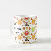 Thanksgiving Decor Fall Farmhouse  Kaffeetasse (Vorderseite Links)
