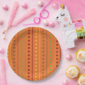 Thanksgiving Decoration Autumn Fall Pattern Pappteller (Party)