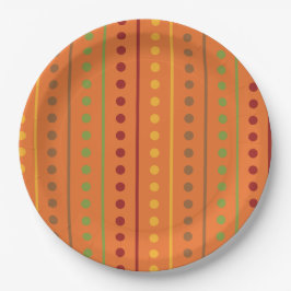 Thanksgiving Decoration Autumn Fall Pattern Pappteller