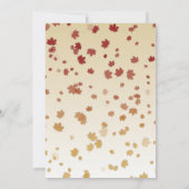 Thanksgiving Dinner Cuisine Pumpkin Pie Hot Choco Einladung (Rückseite)