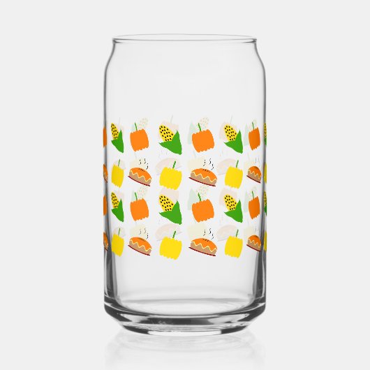 Thanksgiving Dinner Glass Can Thanksgiving Decor Dosenglas (Links)