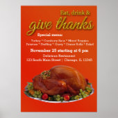 Thanksgiving dinner poster (Vorne)
