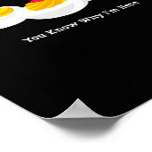 Thanksgiving Dinner You Know Why I'm Here Deviled  Poster (Ecke)