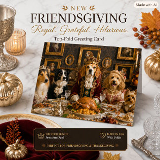Thanksgiving Dog Lover Friendsgiving Beagle Autumn Karte