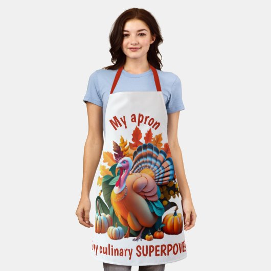 Thanksgiving, Fall Festival Schürze (Getragen)