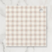 Thanksgiving Favor Gift Tag Geschenkanhänger (Rückseite)