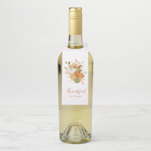 Thanksgiving Flaschenanhänger (Auf Flasche)