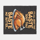 Thanksgiving Fleece Blanket (Vorderseite (Horizontal))