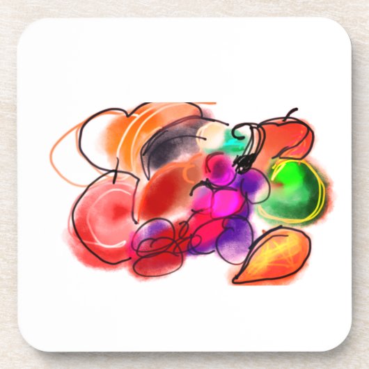 Thanksgiving food getränkeuntersetzer (Vorderseite)