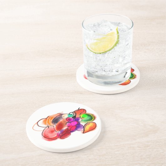 Thanksgiving food getränkeuntersetzer (Seite)