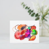 Thanksgiving food postkarte (Stehend Vorderseite)