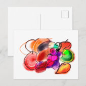 Thanksgiving food postkarte (Vorne/Hinten)