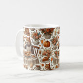 Thanksgiving for Cat Lovers Kaffeetasse (Vorderseite Links)