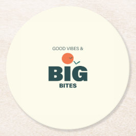 Thanksgiving/Friendsgiving Dinner Coaster Runder Pappuntersetzer