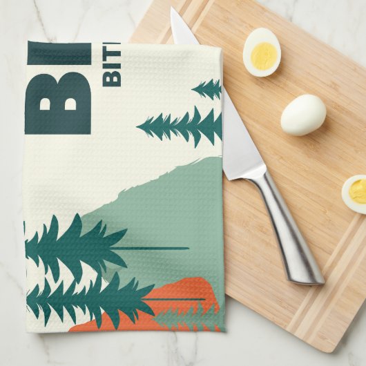 Thanksgiving/Friendsgiving Dinner Feast Towel Geschirrtuch (Viertel Falte)