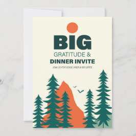 Thanksgiving/Friendsgiving Dinner Invitation Card Save The Date