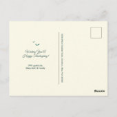 Thanksgiving/Friendsgiving PostCard Postkarte (Rückseite)