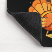 Thanksgiving Funny Mexican Turkey Eats Tacos Chris Mousepad (Ecke)