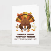 Thanksgiving Funny Turducken Karte (Vorderseite)