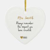 Thanksgiving Gift 2024 - Personalized Keepsake  Keramik Ornament (Vorne)