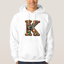 Thanksgiving gift for letter k hoodie