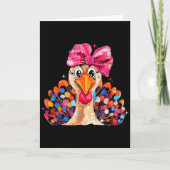 Thanksgiving Girls,coquette Turkey Funny Women, Gi Karte (Vorderseite)