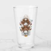 Thanksgiving Glass Cup Glas (Rückseite)