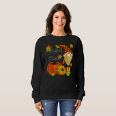 Thanksgiving Gnome Thankful & Blessed Sweatshirt (Vorne ganz)