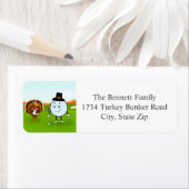 Thanksgiving Golf with Turkey & Golf Ball (Insitu)