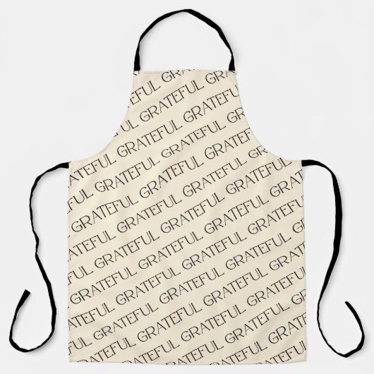 thanksgiving grateful apron schürze (Vorderseite)