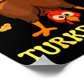 Thanksgiving Guess What Turkey Butt Funny Men Wome Poster (Ecke)