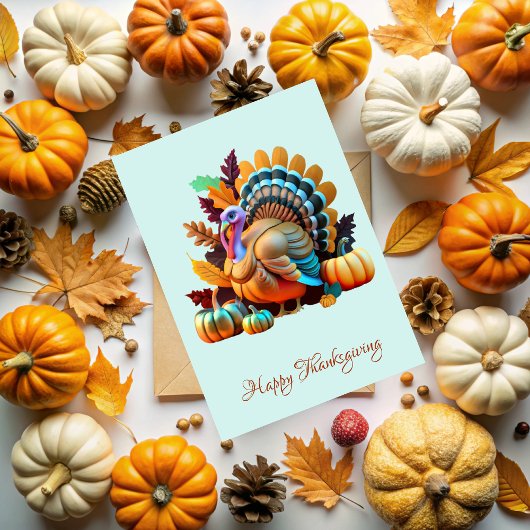 Thanksgiving honor turkey Invitacion Karte