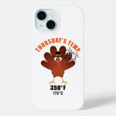 Thanksgiving Humor Funny Turkey Joke Case-Mate iPhone Hülle (Rückseite)