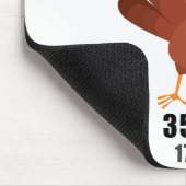 Thanksgiving Humor Funny Turkey Joke Mousepad (Ecke)