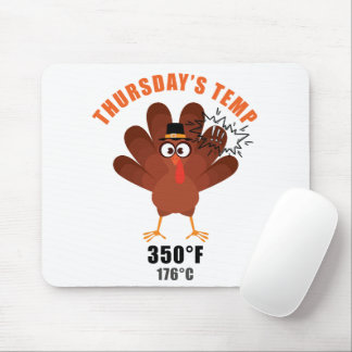 Thanksgiving Humor Funny Turkey Joke Mousepad