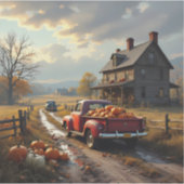 Thanksgiving in the country aufkleber (Vorderseite)