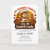 Thanksgiving Invitation Card Karte (Vorderseite)
