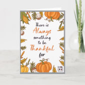 Thanksgiving  karte (Vorderseite)