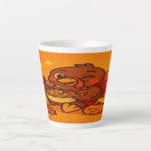 Thanksgiving Latte Mug: Feast Mode Activated Milchtasse (Vorderseite)