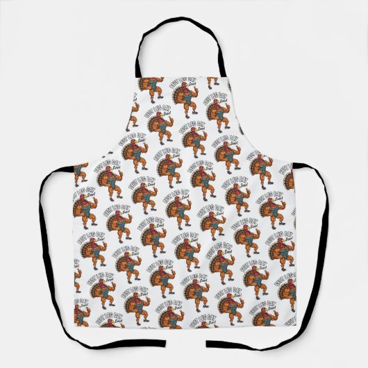 Thanksgiving Leg Day Apron Schürze (Vorderseite)