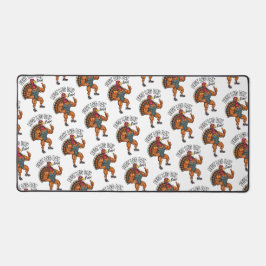 Thanksgiving Leg Day Desk Mat Schreibtischunterlage