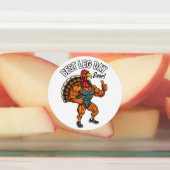 Thanksgiving Leg Day Labels Etiketten (Befestigt)