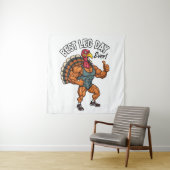 Thanksgiving Leg Day Tapestry Wandteppich (Beispiel)