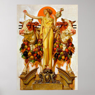 Thanksgiving - Leyendecker Poster