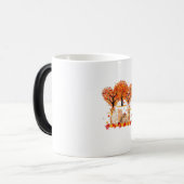 Thanksgiving Maple Cat Heart Shape Tree Leaf Verwandlungstasse (Vorderseite Links)