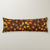 Thanksgiving Maple Fall Pattern Body Pillow Seitenschläferkissen (Vorderseite)